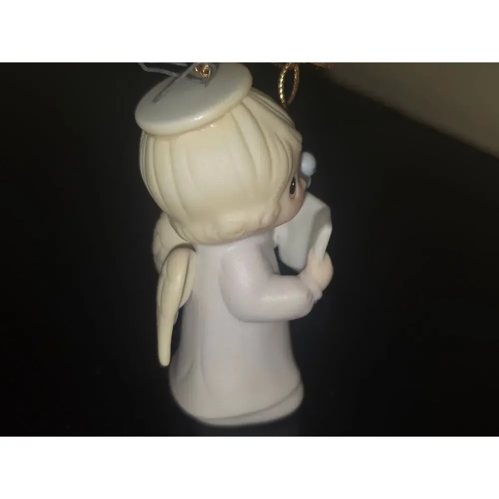 Enesco Precious Moments Ornament Let Heaven And Nature Sing Angel E-0532 1983